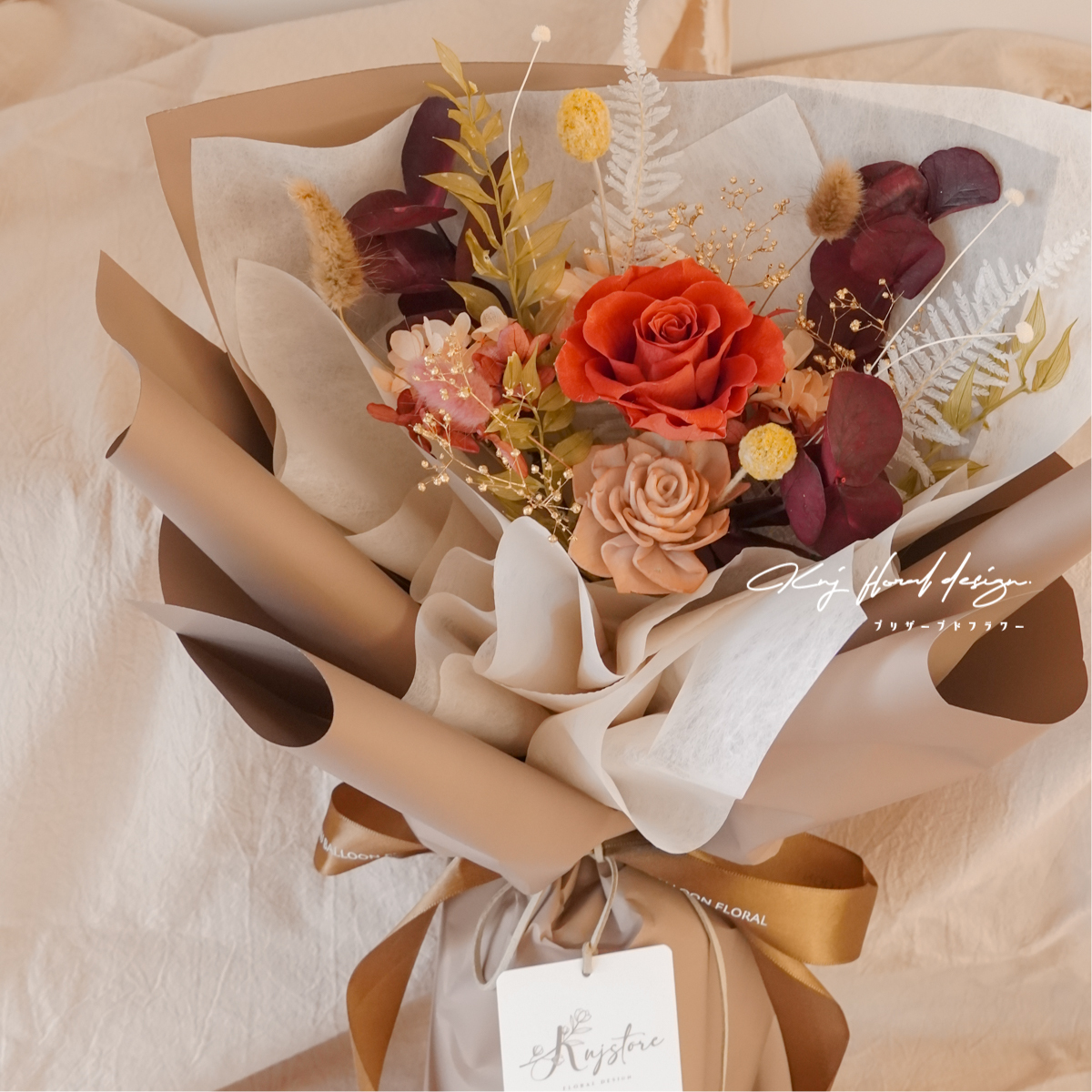 南法莊園．單朵永生玫瑰花束