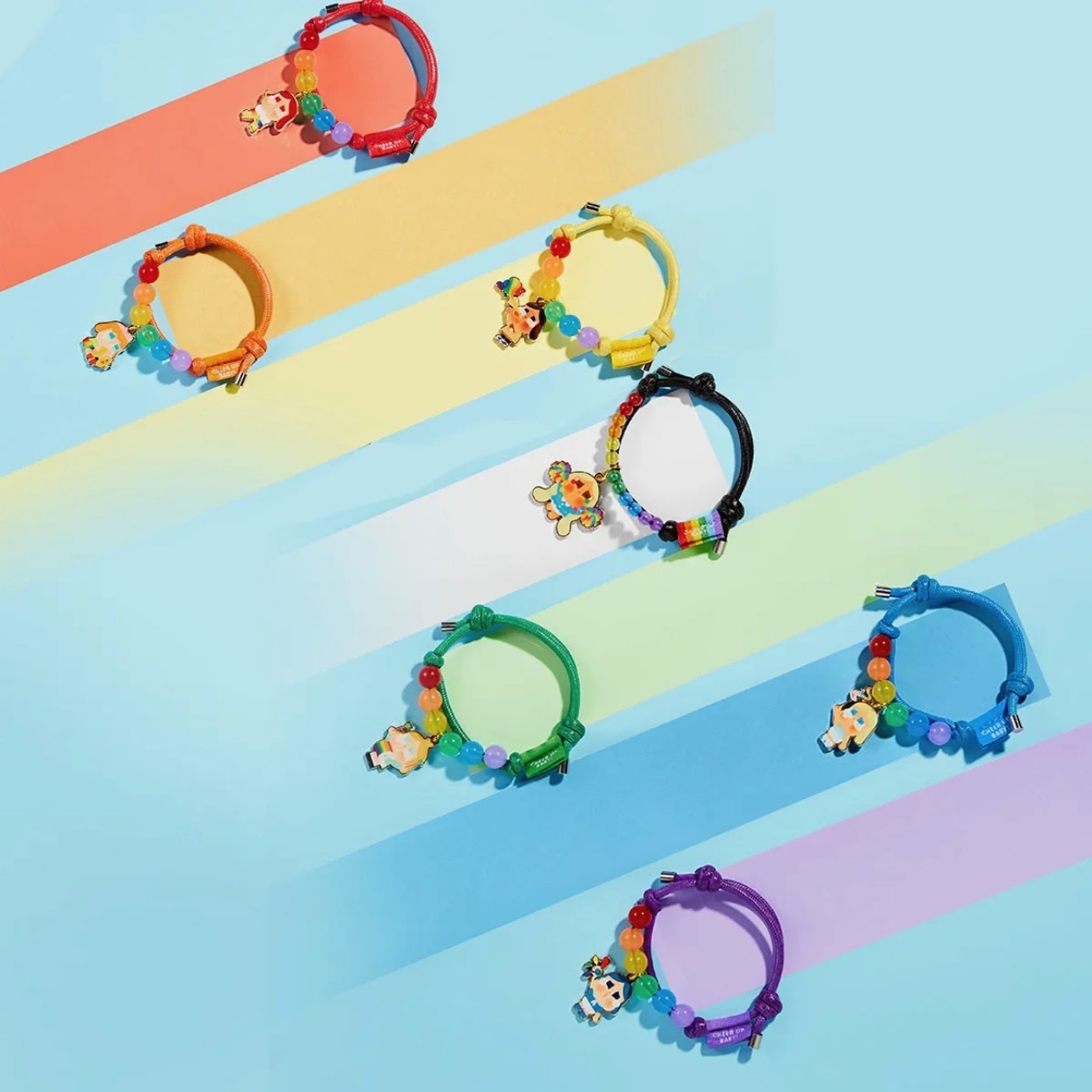 POPMART泡泡瑪特 CRYBABY CHEER UP,BABY! 手鍊盲盒