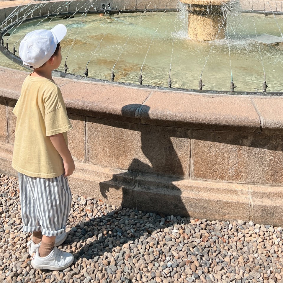 粗條紋綁帶長褲