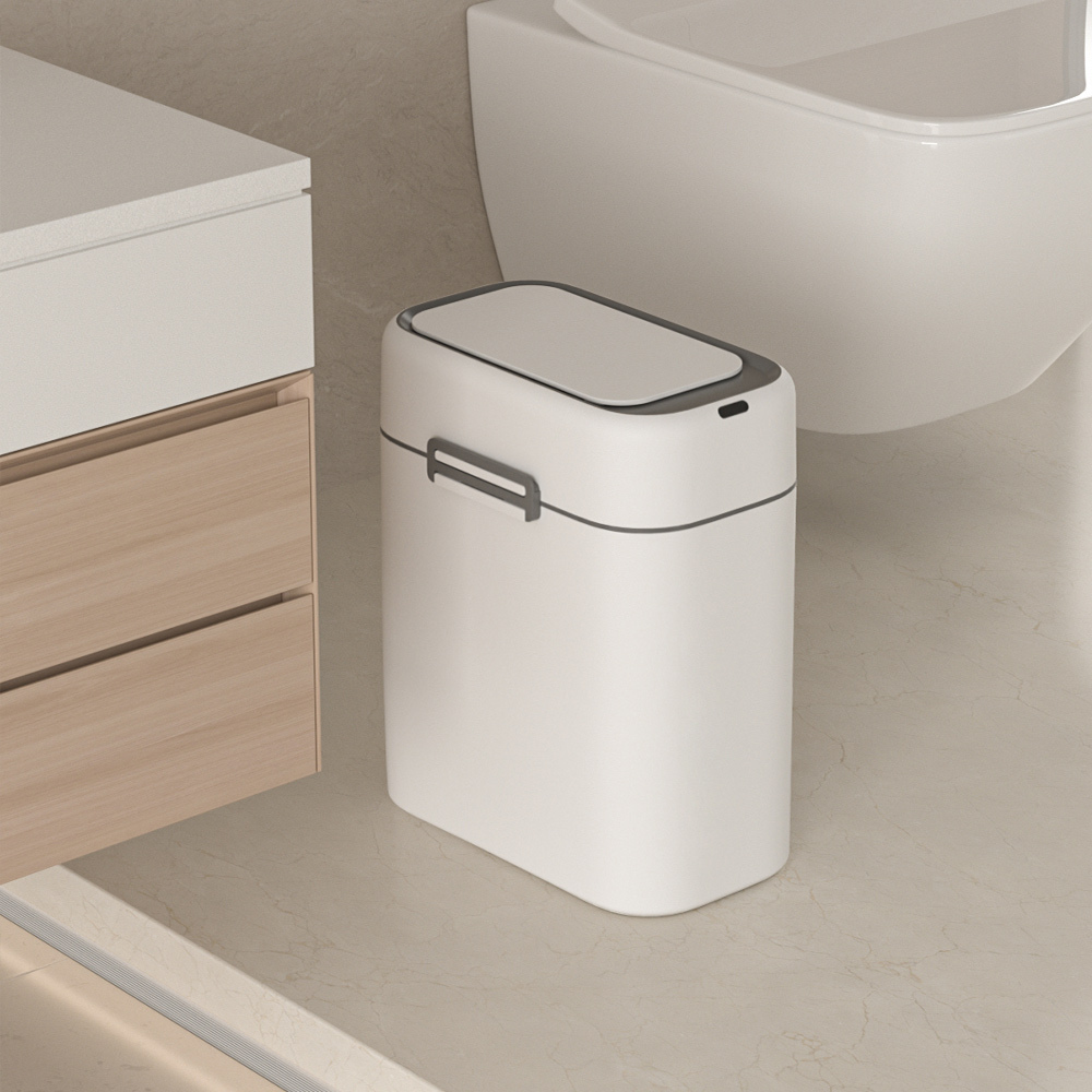 9L 鎖扣式自動感應垃圾桶  ELPH5717