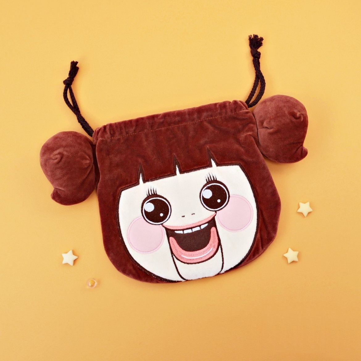 小燦 |多用毛絨索繩袋 化妝袋|小琪