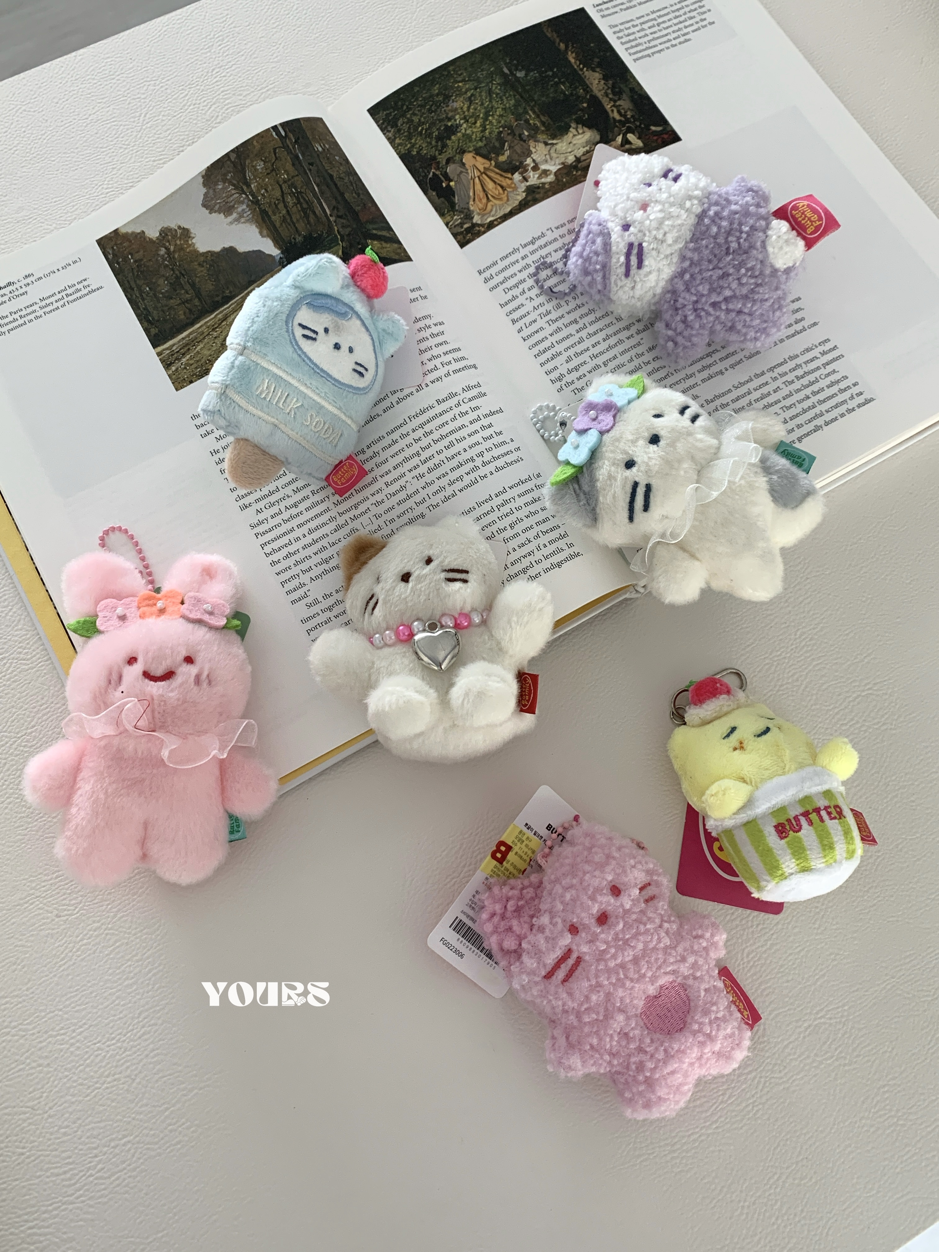 韓國代購 奶油家族 Butter Family吊飾系列