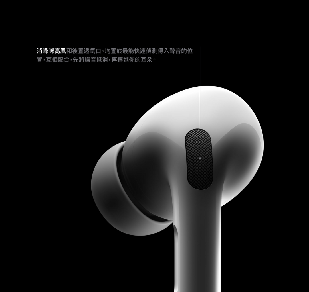 AirPods Pro 第2代 降噪無線耳機  USB-C 接口   MTJV3ZP/Z 【香港行貨】