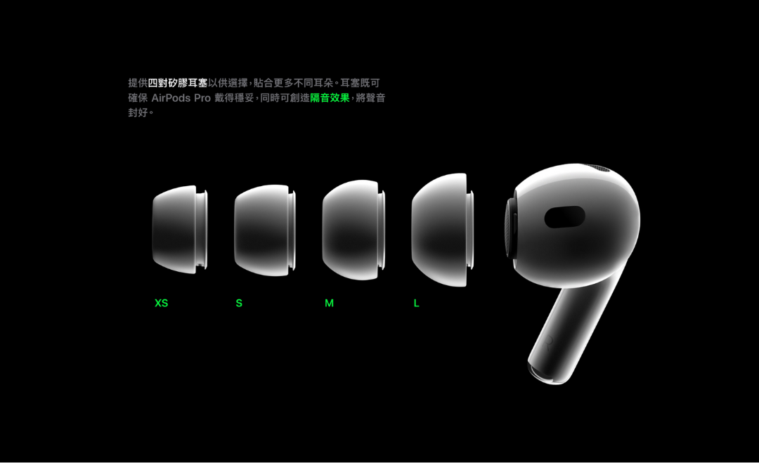 AirPods Pro 第2代 降噪無線耳機  USB-C 接口   MTJV3ZP/Z 【香港行貨】