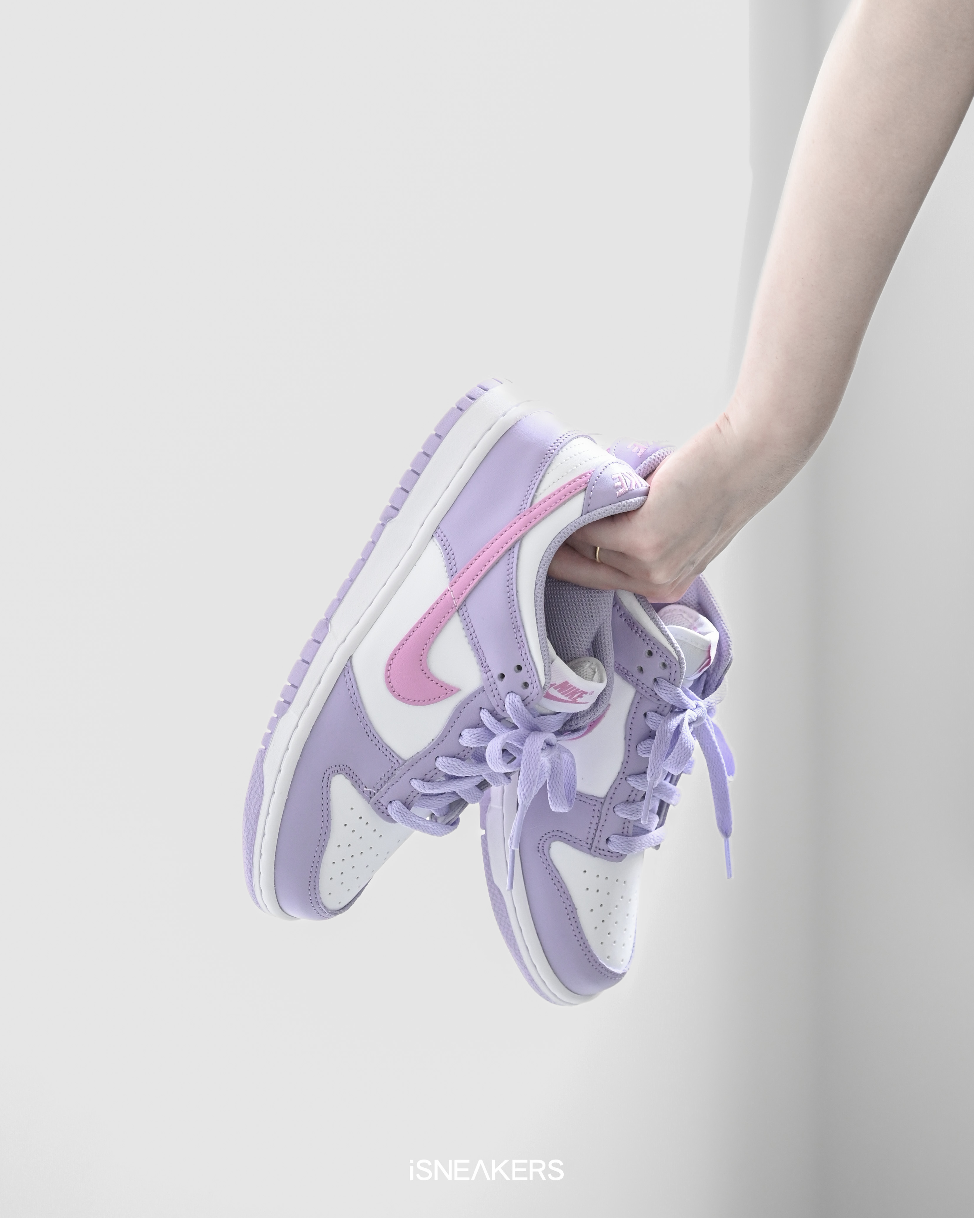 iSNEAKERS｜Nike Dunk Low GS "Lilac Bloom/Pink" 粉紫色 HQ1185-161
