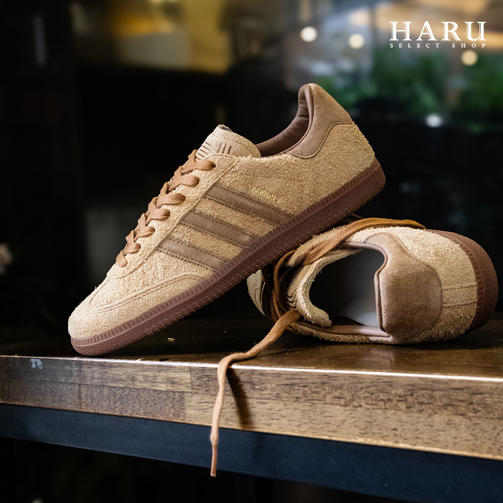 聯名 JJJJound x adidas Samba OG Tobacco Mesa 小麥棕 卡其 麂皮 翻毛皮 焦糖底 德訓鞋 T頭鞋 男女同款 復古休閒鞋 ID8709