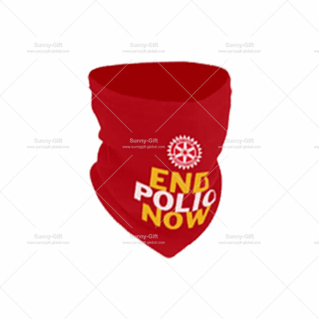 End Polio Now - Head scarf + collar (two in one)