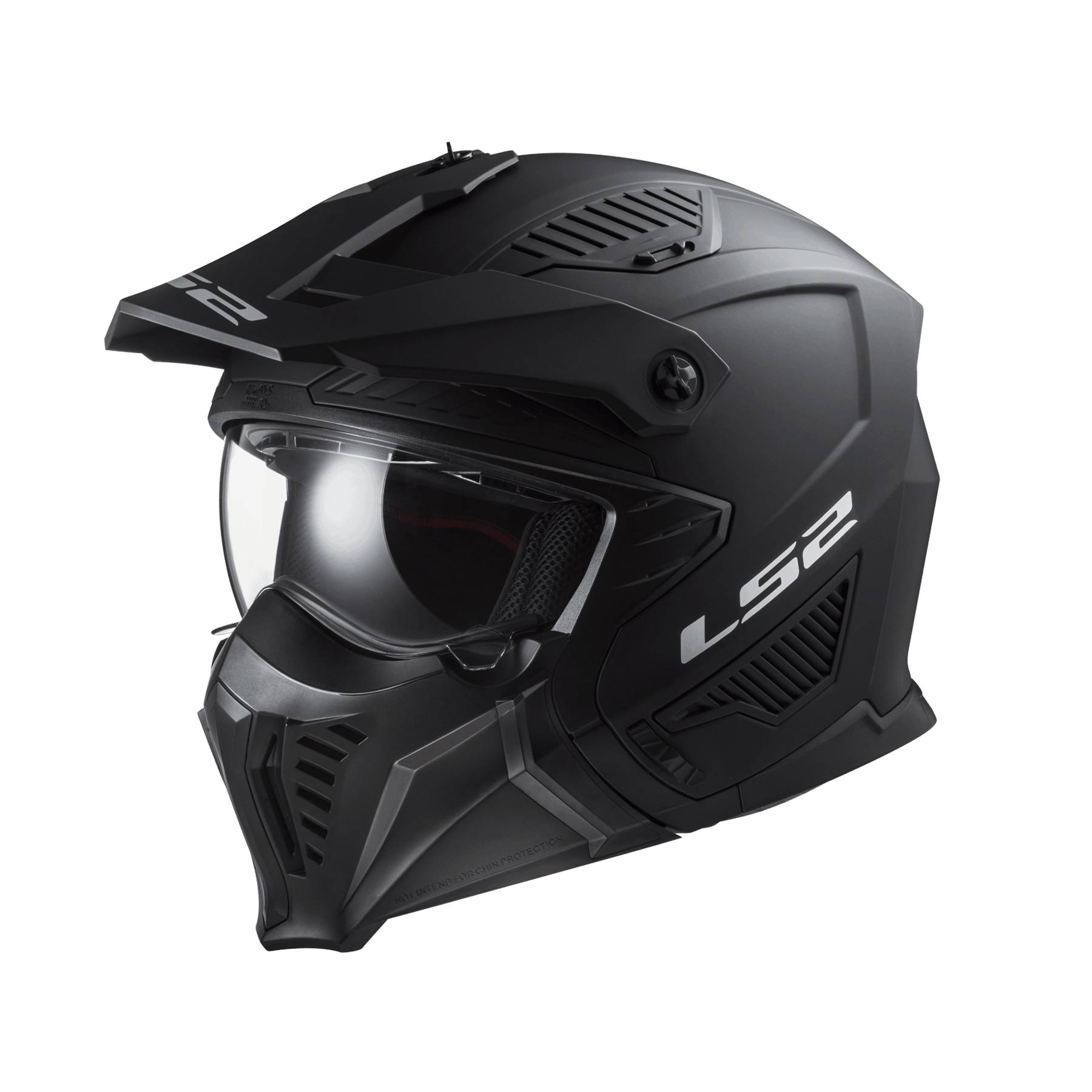 LS2 OF606 DRIFTER Solid 消光黑 素色 全罩帽 多功能帽