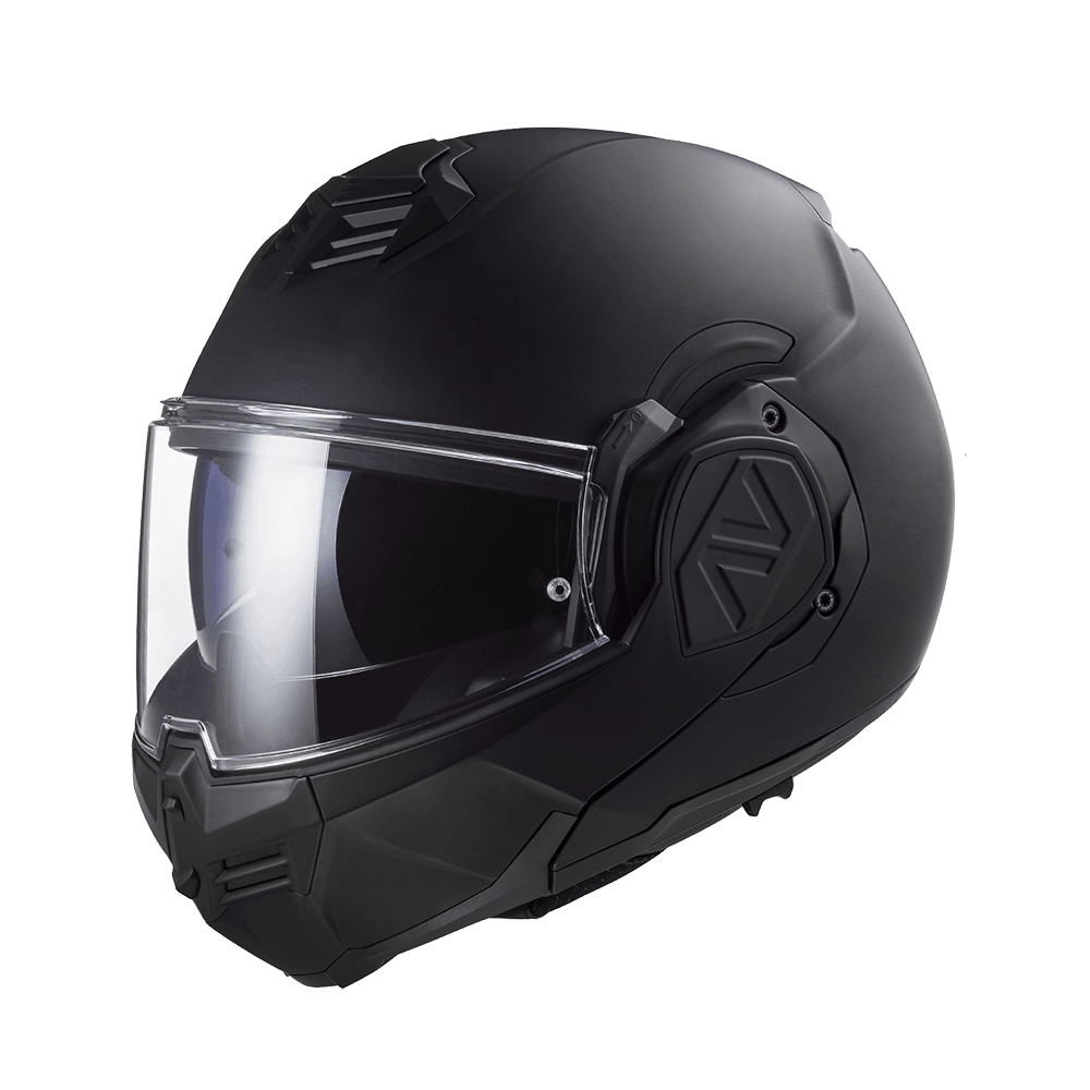 LS2 FF906 ADVANT 消光黑 素色 可掀式帽款