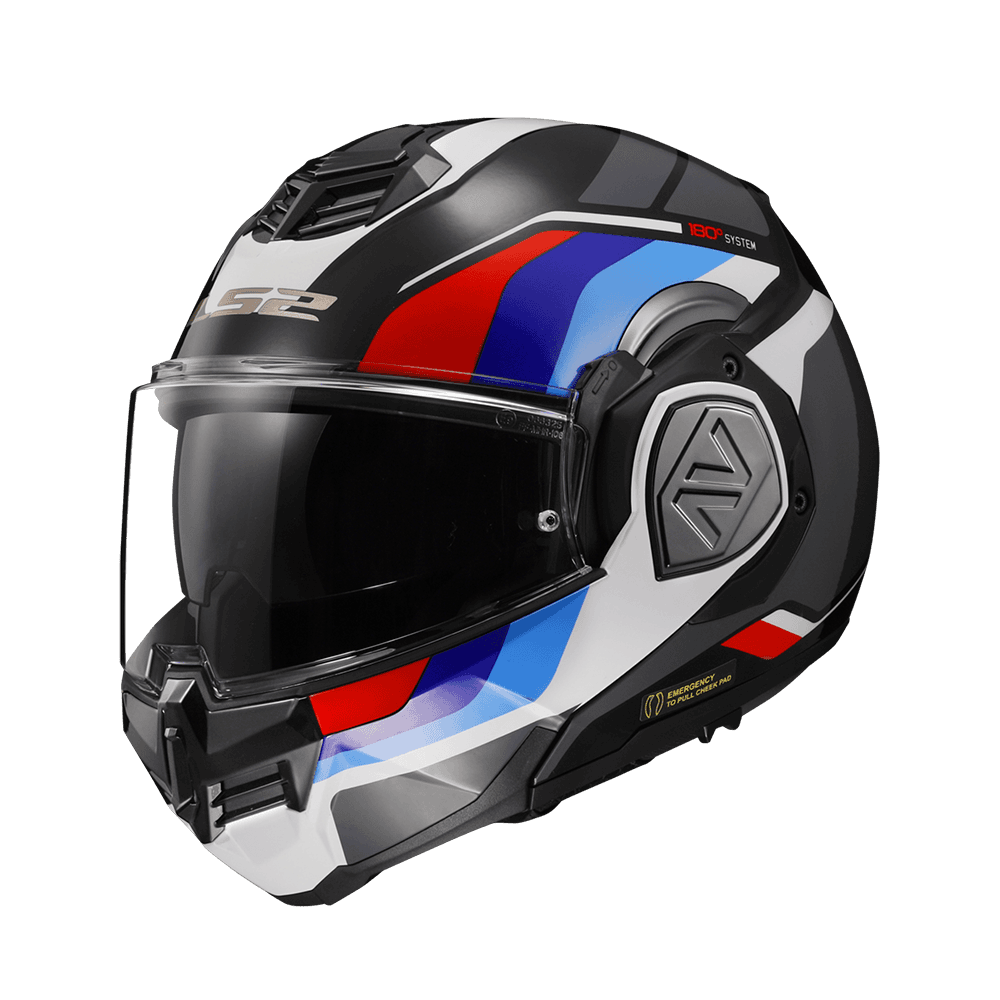 LS2 FF906 ADVANT SPORT 亮黑紅 彩繪 可掀式帽款