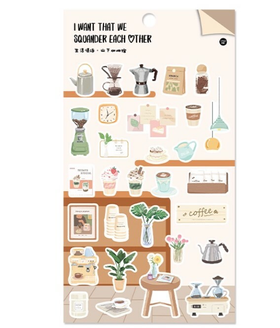 Paper Sticker Sheets  - Daily Life Series