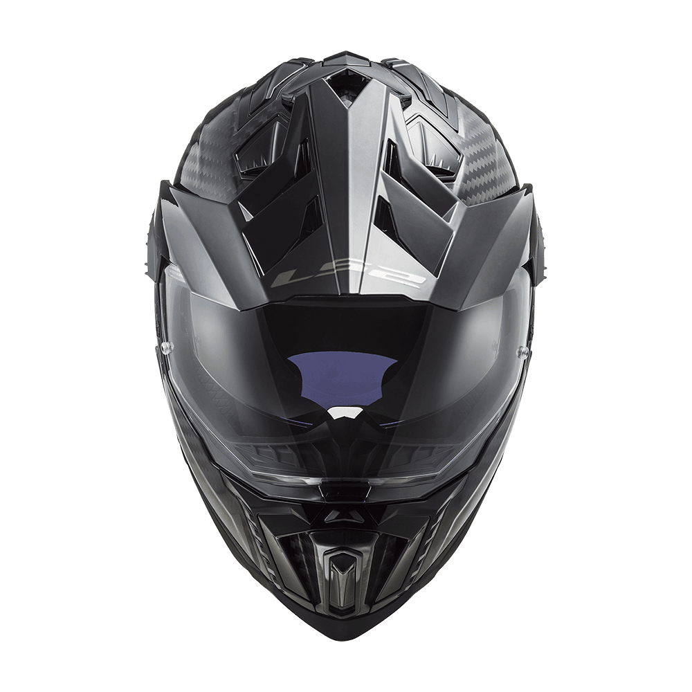 LS2 MX701 EXPLORER CARBON 亮光黑 素色 越野帽 全罩帽 碳纖維帽款