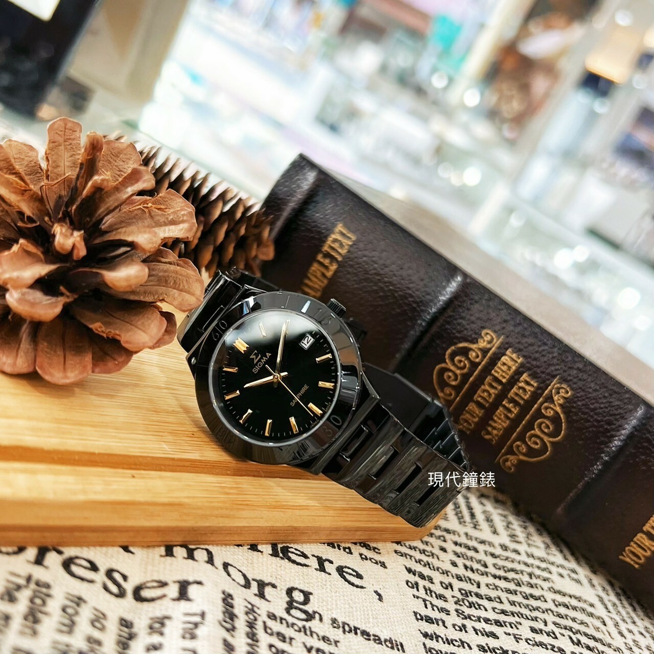 【SIGMA】穿越時空極簡鋼帶3801MS-BG 38mm 現代鐘錶