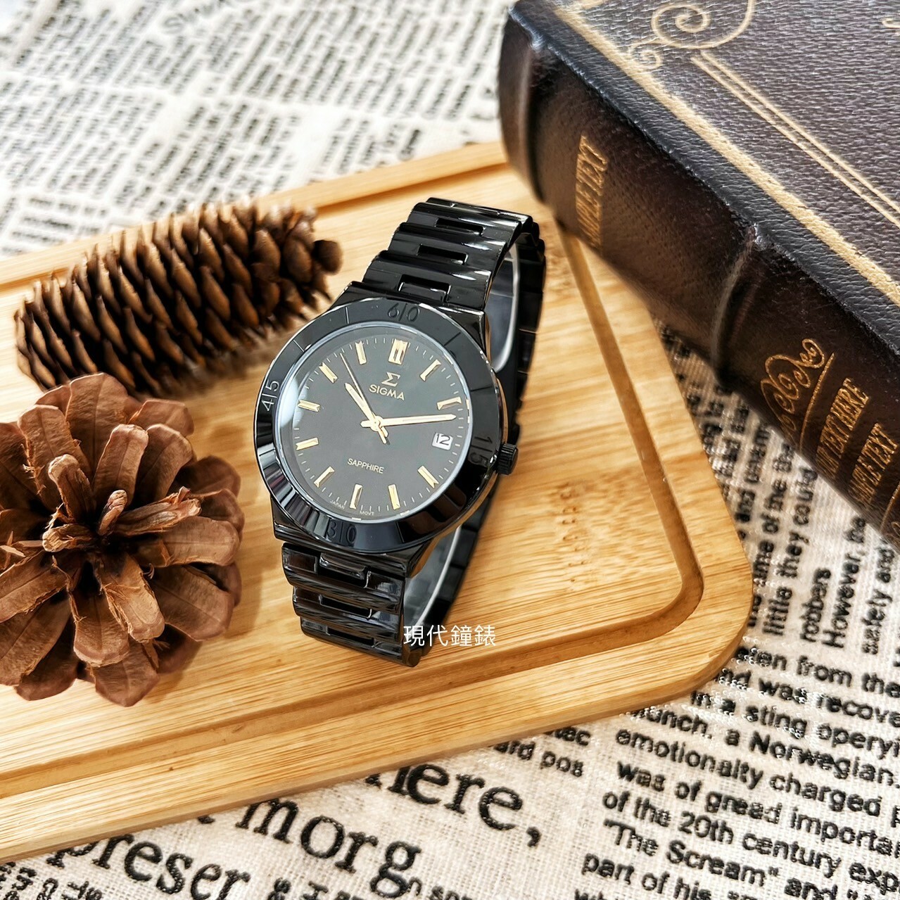 【SIGMA】穿越時空極簡鋼帶3801MS-BG 38mm 現代鐘錶