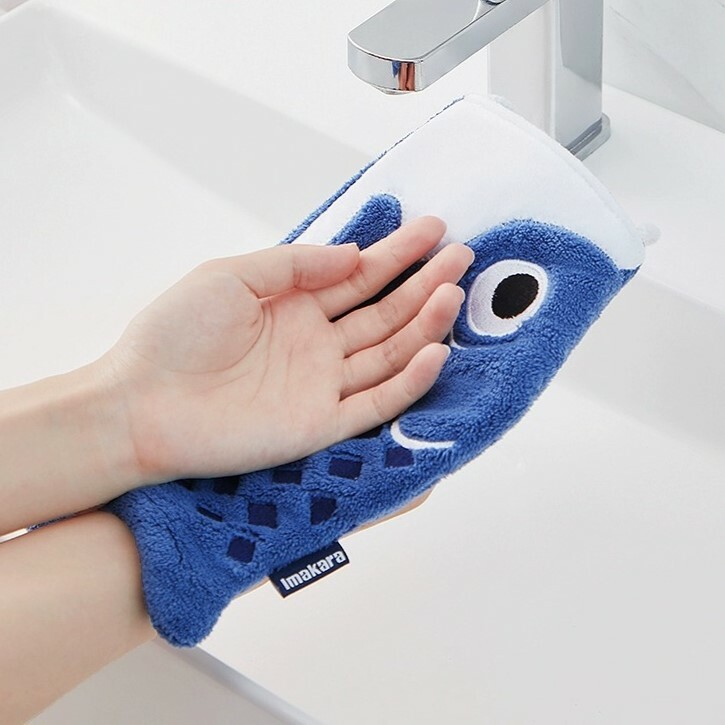 擦手巾∣日式系列 藍色鯉魚旗∣FOHO