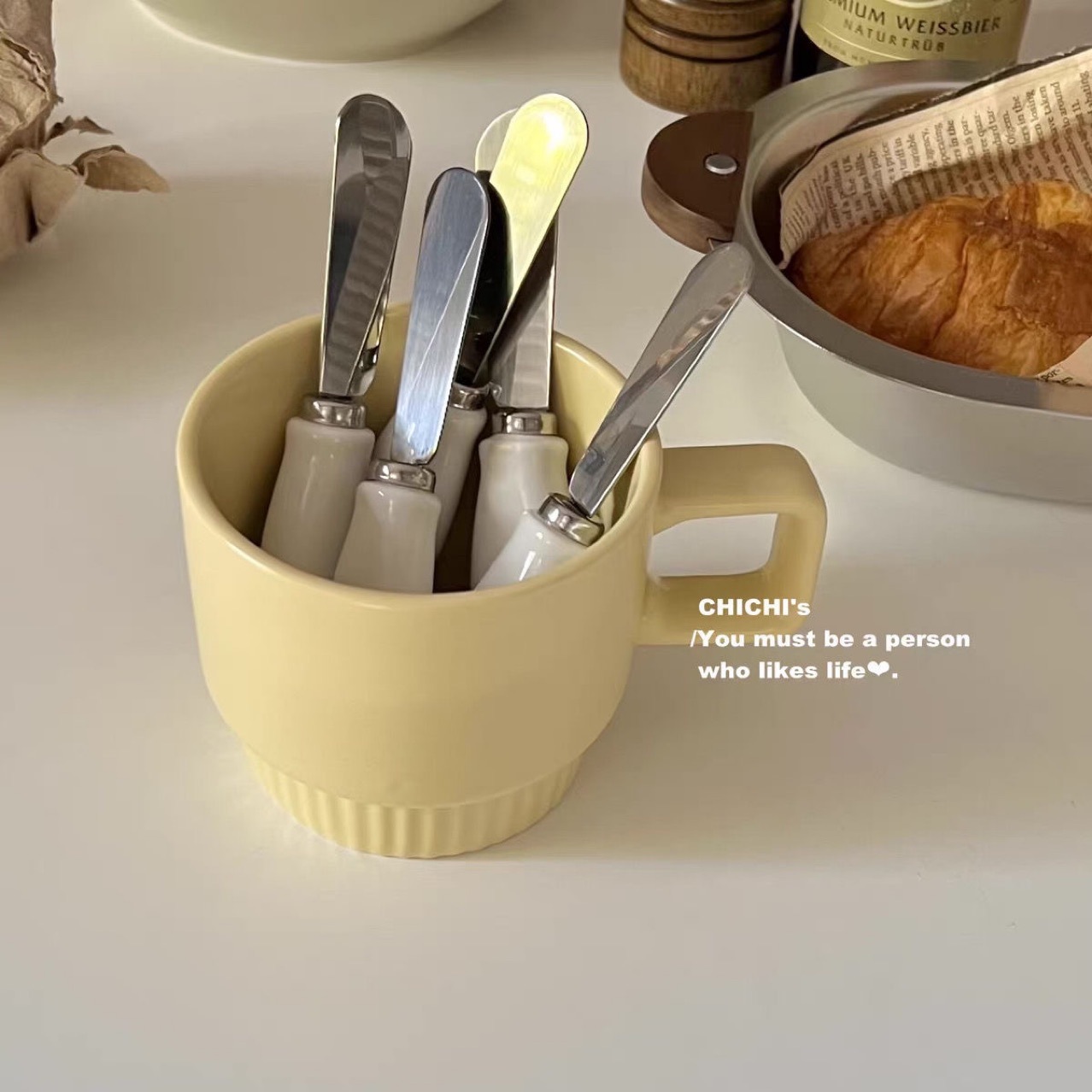 《4610》ins 陶瓷奶油果醬抹刀