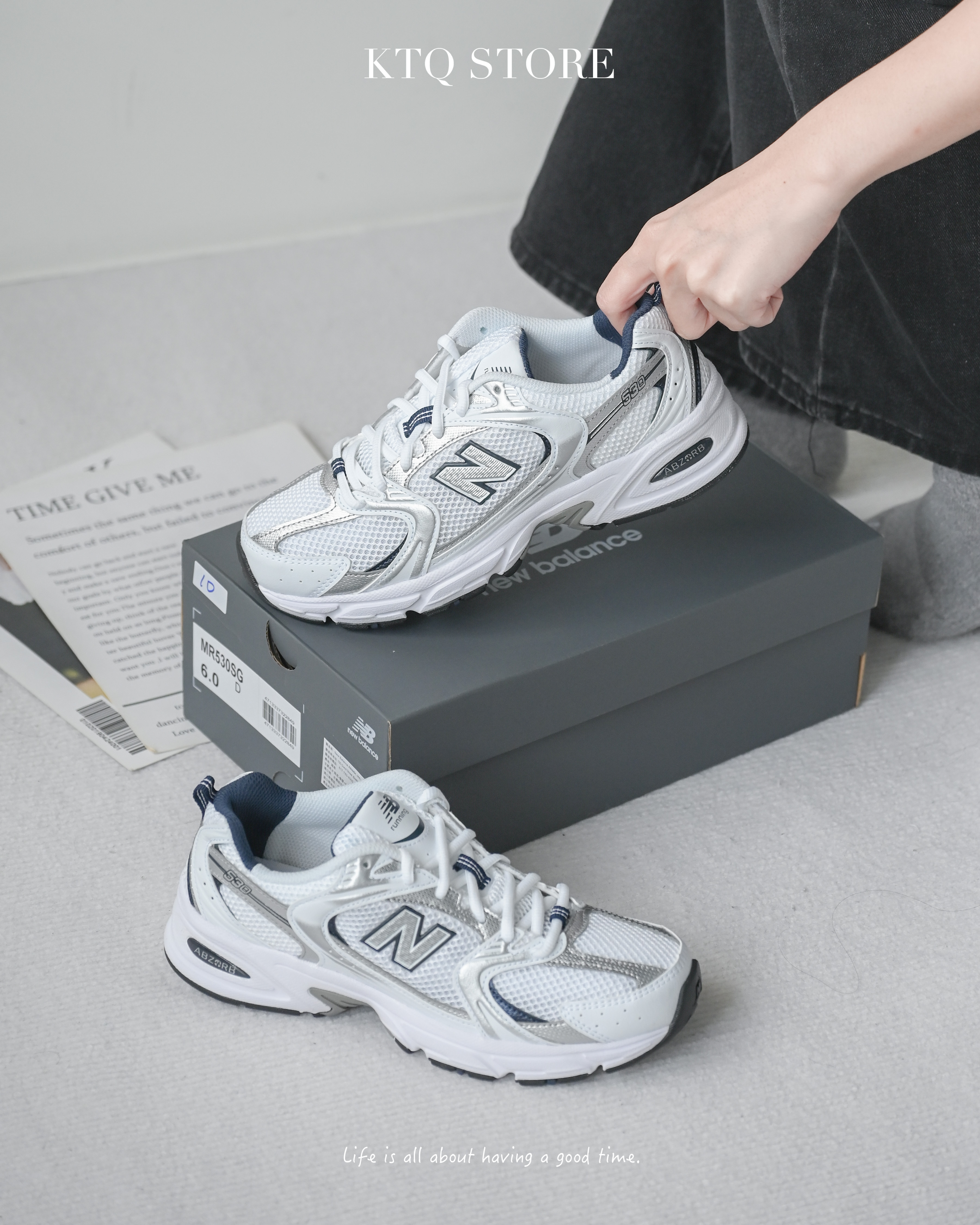 KTQ STORE ‧ NEW BALANCE 530 NB530 白銀藍 MR530SG