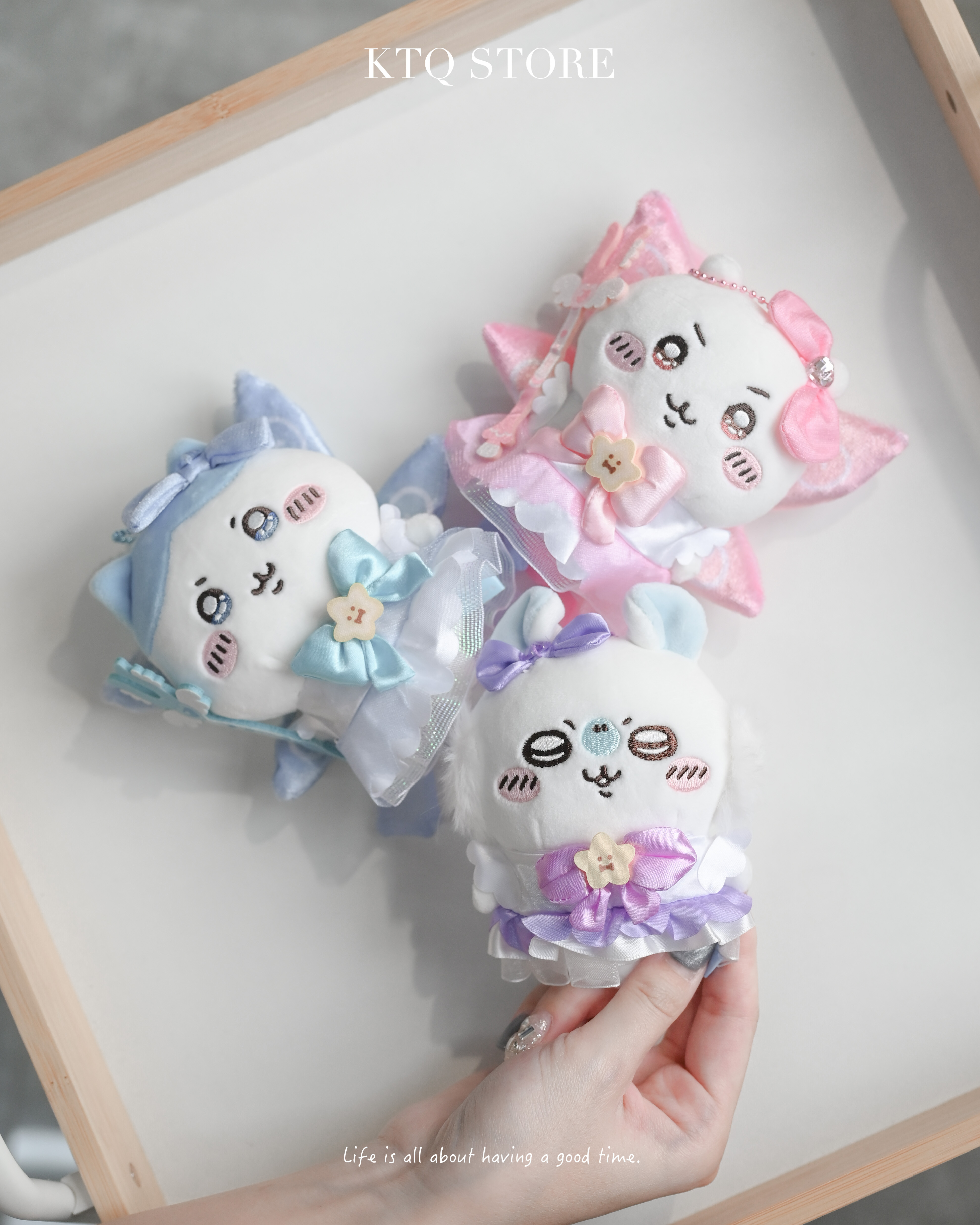 KTQ STORE ‧ 日本 Chiikawa 吉伊卡哇 亞種小桃 吊飾 娃娃