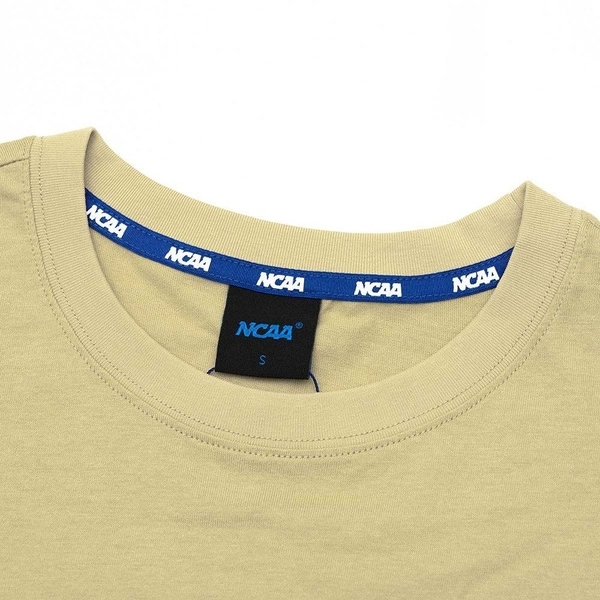 NCAA 短T 哈佛大學 卡其 短版 口袋 短袖 上衣 女 7222500331