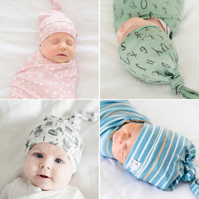 【美國Copper Pearl】輕柔扭結嬰兒帽