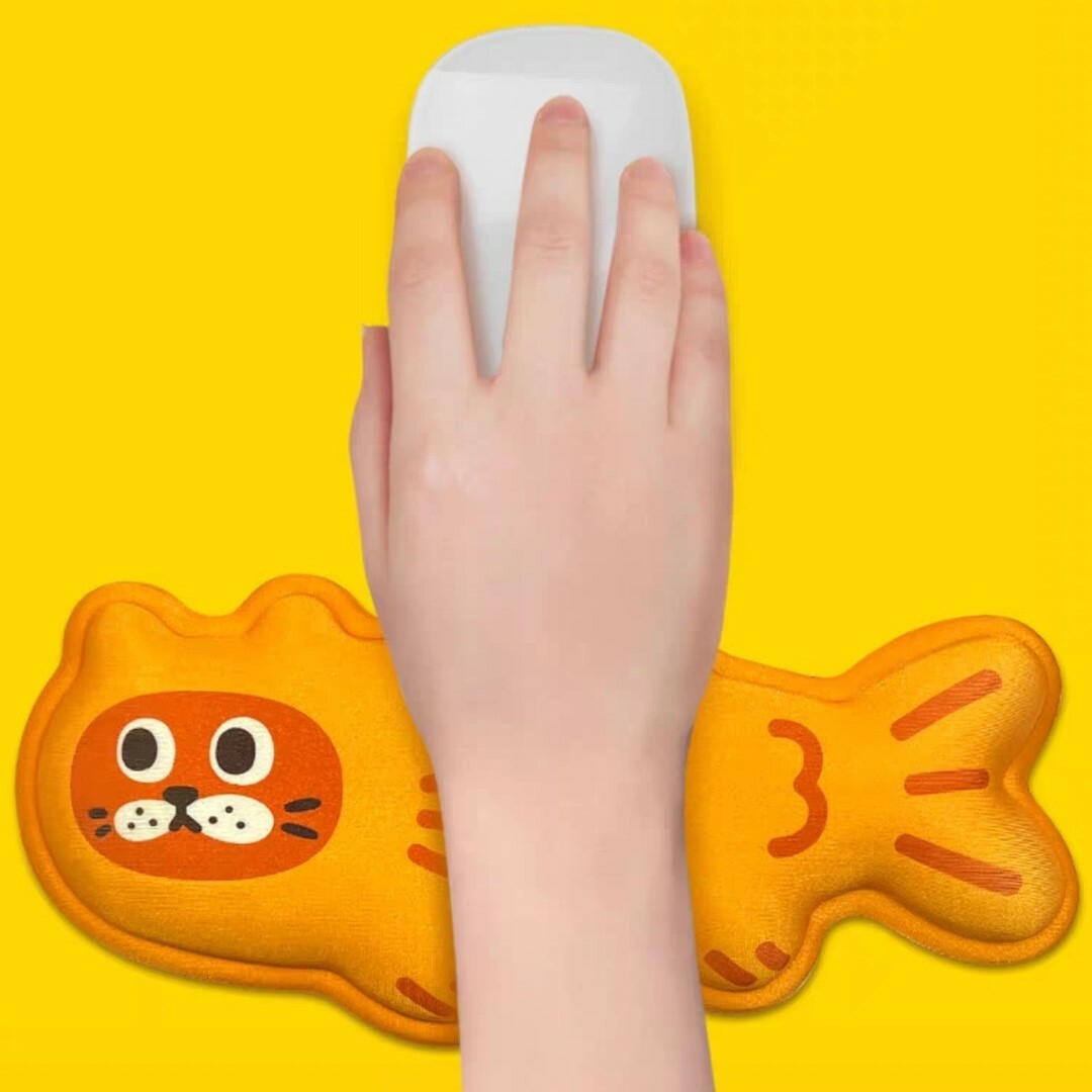 鯛魚貓滑鼠手腕墊