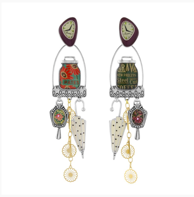 Taratata Living room stud earrings fantaisie - H24-05910-10M