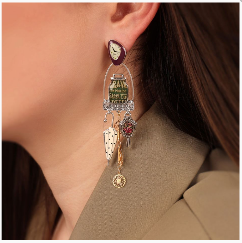 Taratata Living room stud earrings fantaisie - H24-05910-10M