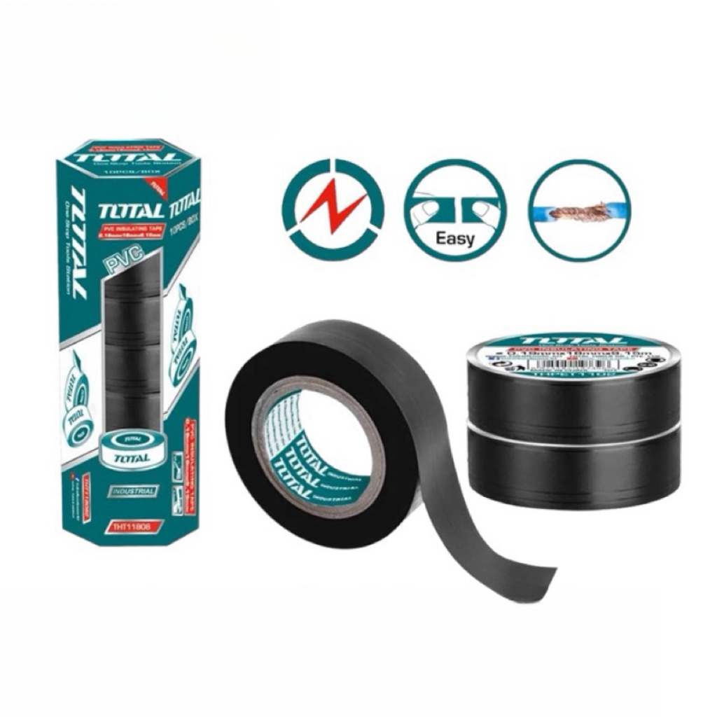 TOTAL PVC絕緣膠帶 電工膠帶 THPET1103 電火布 一捲