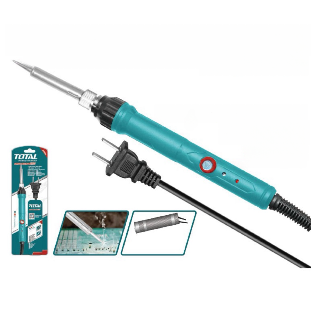 TOTAL 膠柄電烙鐵 60W 100W 可旋紐調節恆溫 電焊槍 UTET110831 UTET160831