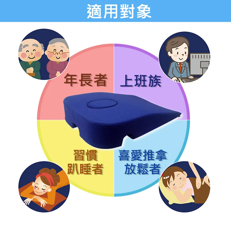 居家按摩舒壓枕