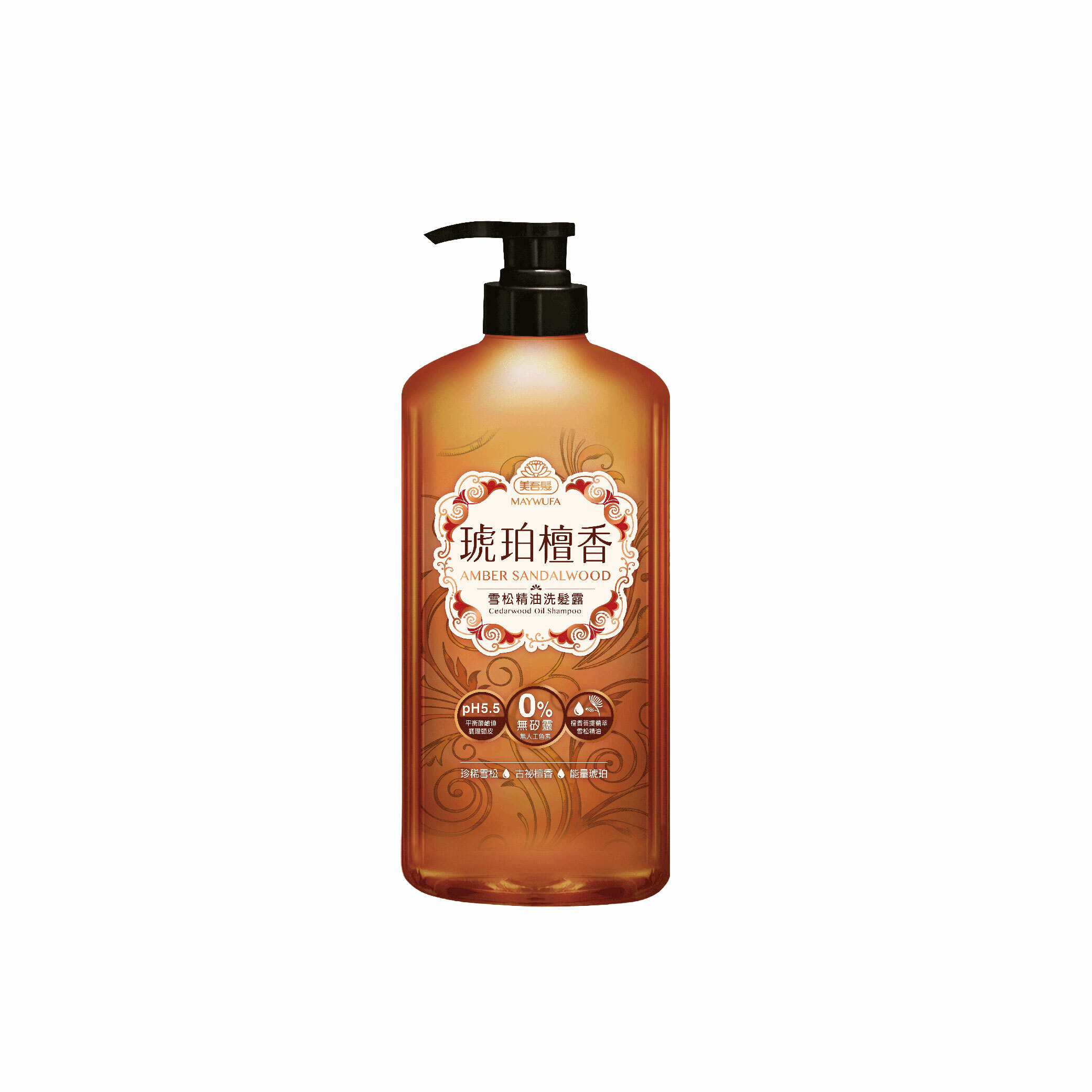 香水洗髮- 琥珀檀香雪松精油洗髮露700ml - 美吾髮購物網