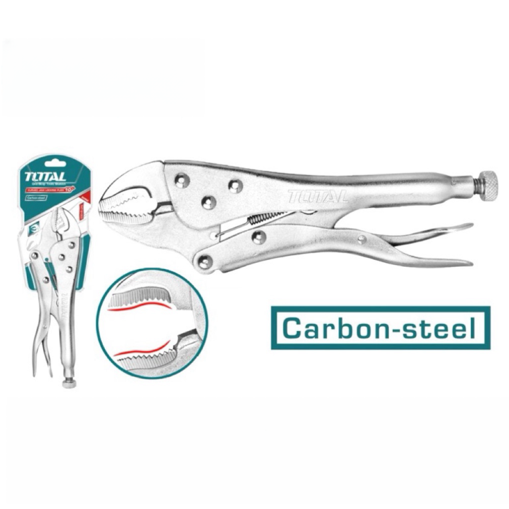 TOTAL 強力萬能鉗 彎嘴式 直嘴式 直口鉗 7吋 10吋 固定鉗 萬能夾 固定夾