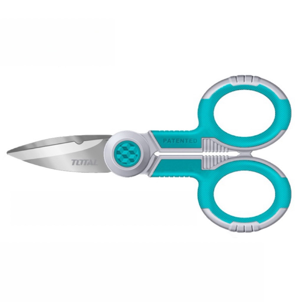 TOTAL 電工剪刀 5.5吋 (THT1155871) 鐵皮剪刀 電纜剪刀 不銹鋼材質