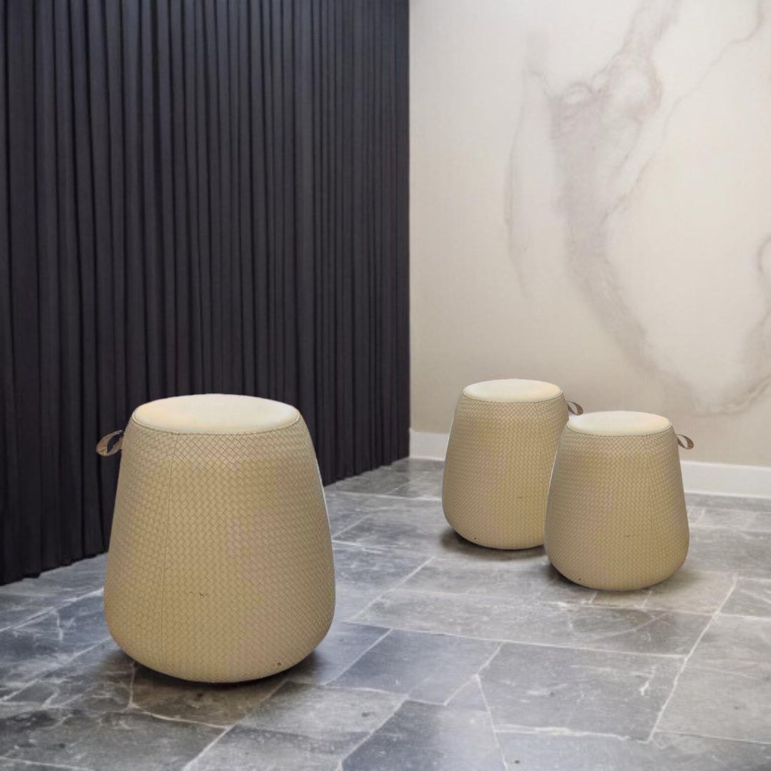 奶油毬果 | 菱格貴妃 | 化妝凳