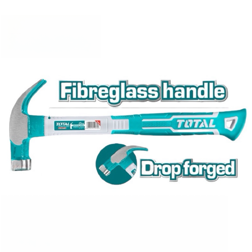 TOTAL 藍帶膠柄羊角鎚 8 16OZ (THTCH0166) 鐵鎚 鐵工鎚 木工鎚