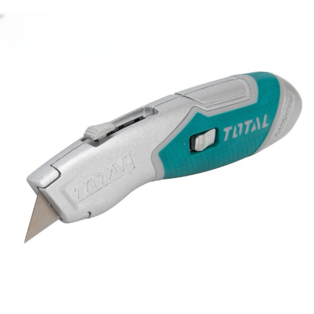 TOTAL 快背美工刀 美工刀 (TG5126101) 強力雕刻刀 三角刀刃 工具刀