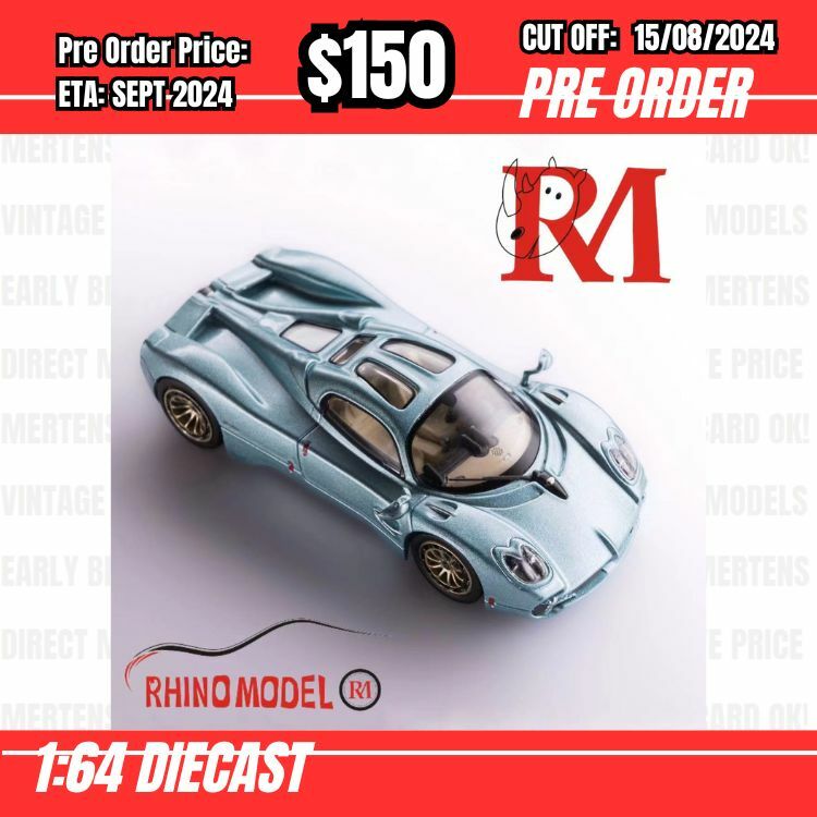 PO-$150 * Rhino Model * 1:64 Utopia Blue [OD13/08]