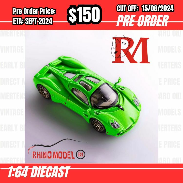 PO-$150 * Rhino Model * 1:64 Utopia Green [OD13/08]