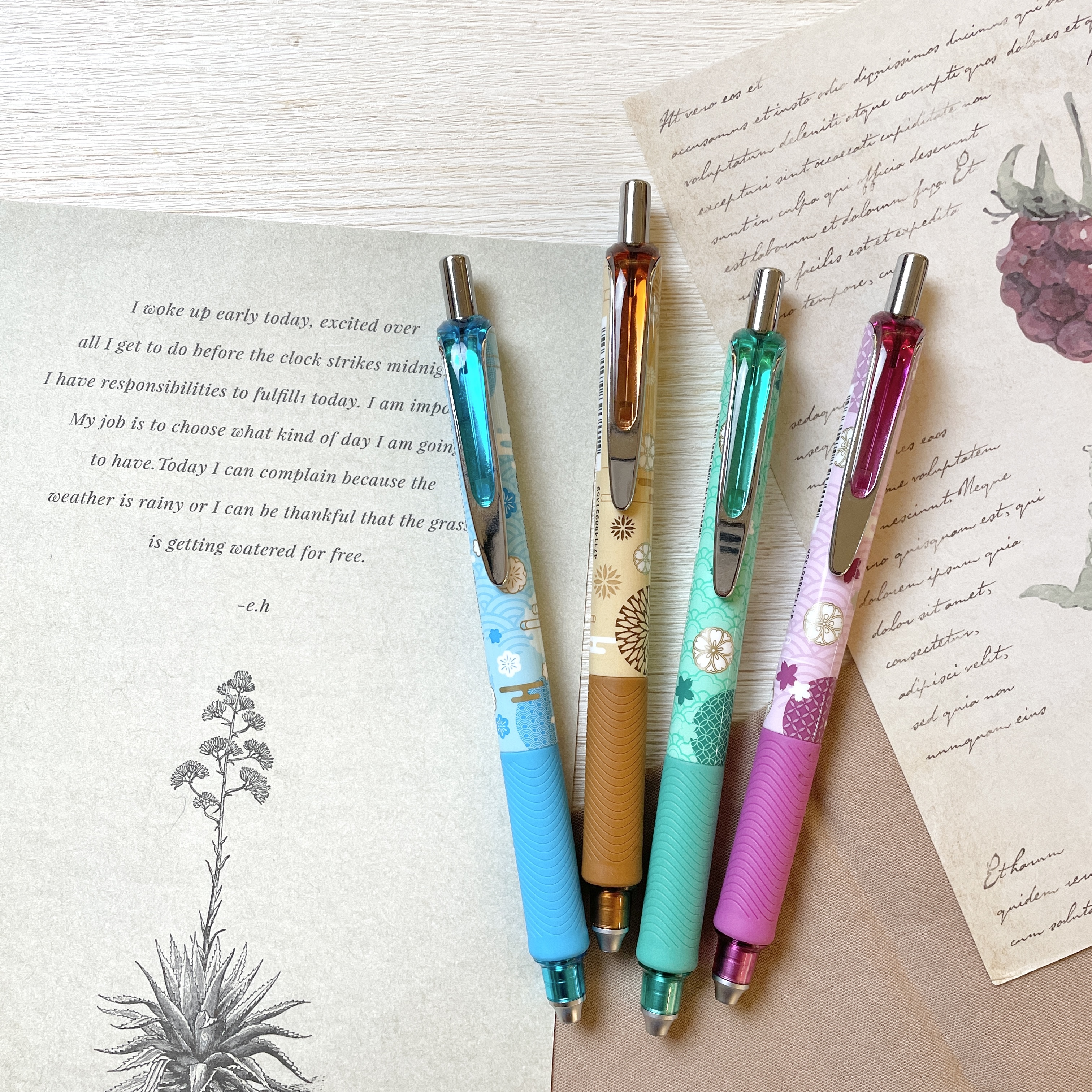 【PENROTE筆樂】 E28手染禪紋中性筆