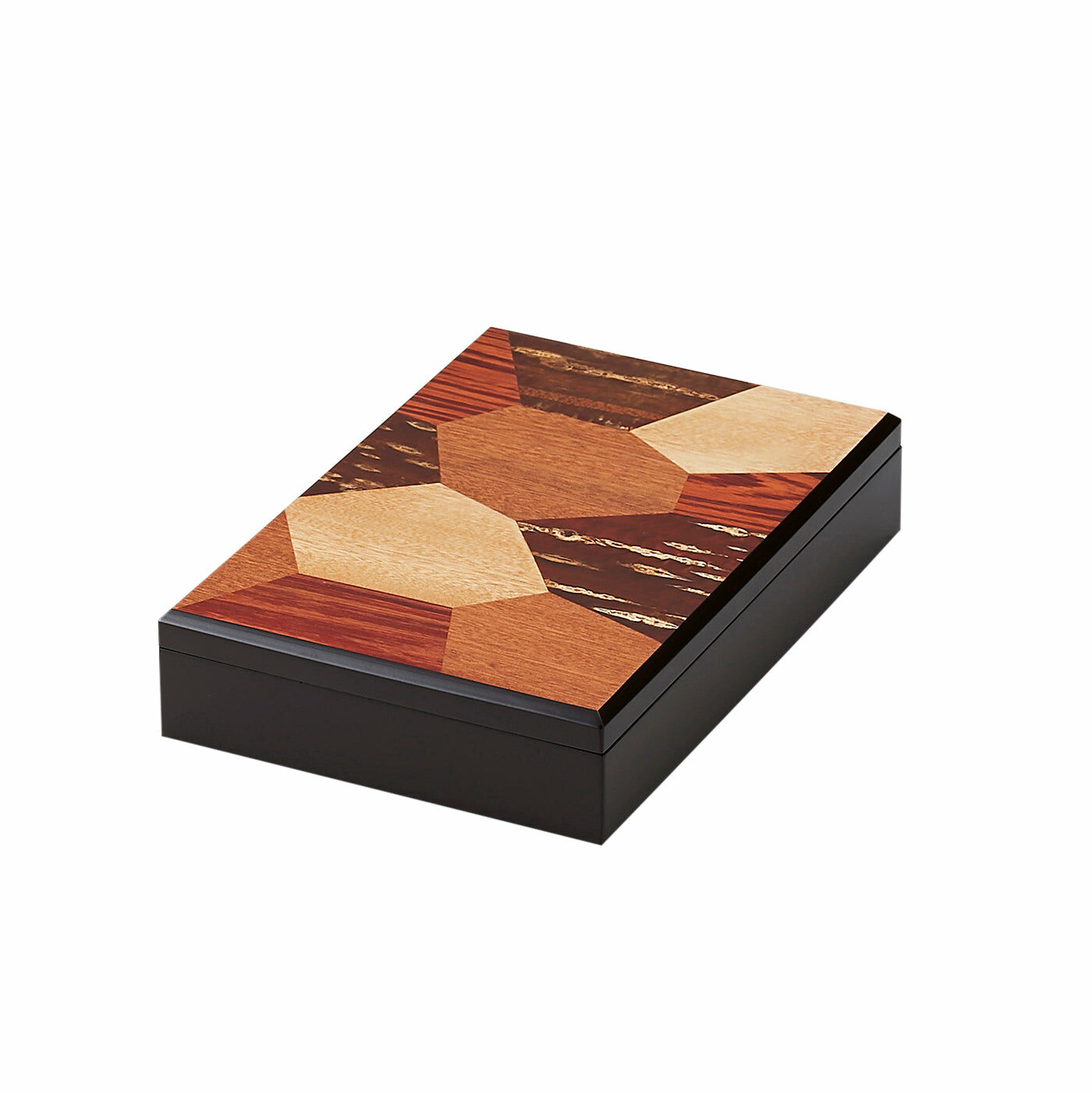 富岡商店 櫻花木鑲嵌細工文件盒 S