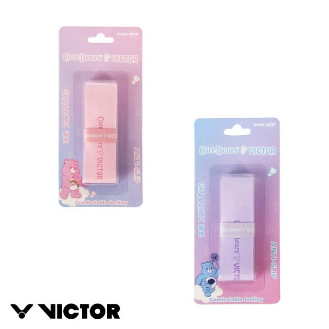 VICTOR X Care Bears聯名系列握把布(GR262CBC I/T 淺珍珠紅/木槿紫)