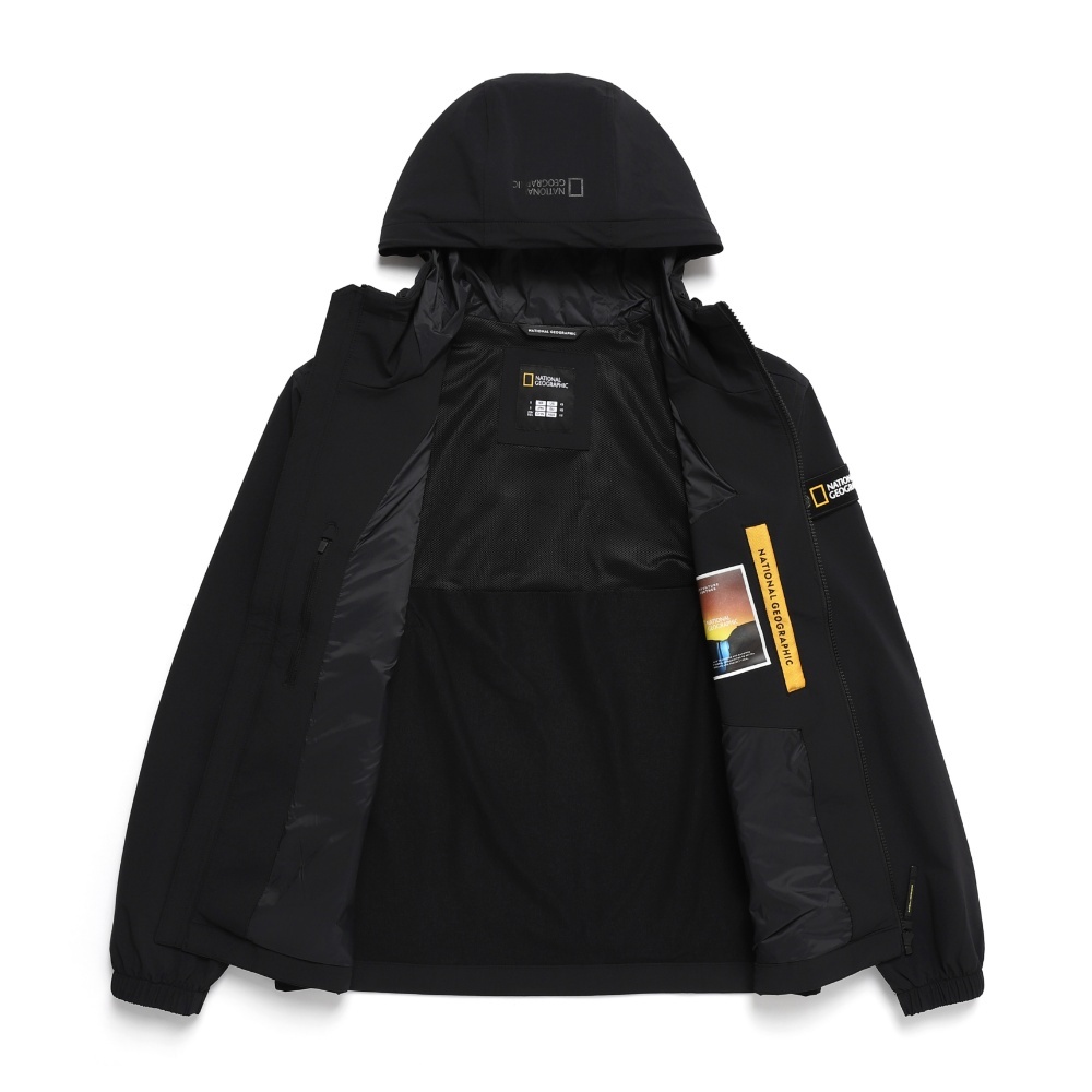 【NATIONAL GEOGRAPHIC】アルケロン 起毛 WOVEN HOODED ZIP-UP Unisex ARCHELON Woven Stretch Hooded Zip-Up Jacket -