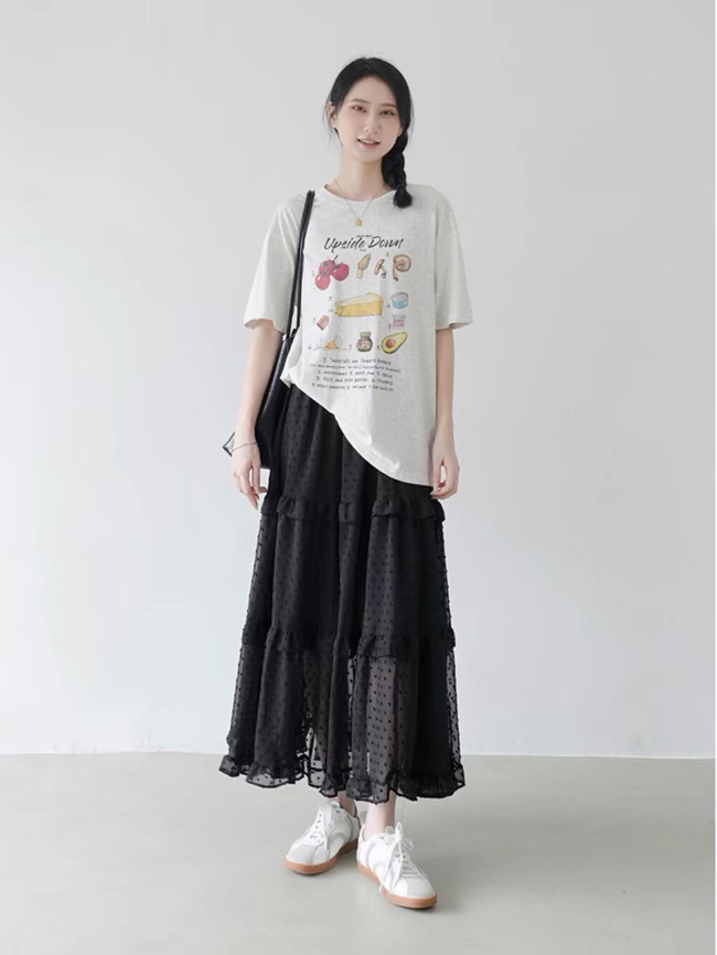 點點微透紗裙-兩色 預購