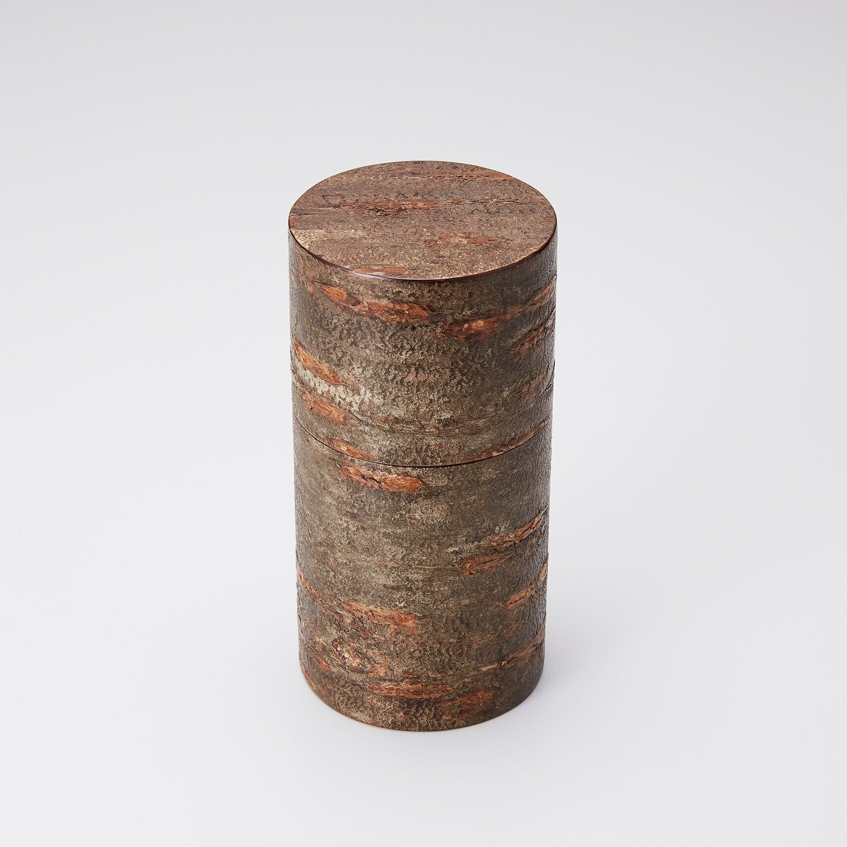 富岡商店 撞色櫻花木胴盛細長茶筒