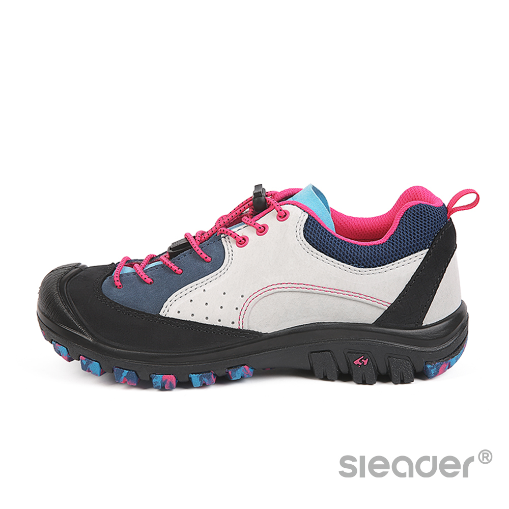 【 Sleader 】S20391 動力藍/紅 大地系列 | 防滑耐磨登山戶外休閒鞋｜女鞋