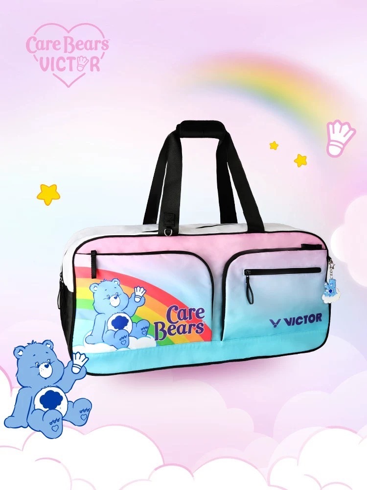 VICTOR X Care Bears聯名系列矩形包 BR5625CBC IM 粉筆粉紅/水藍