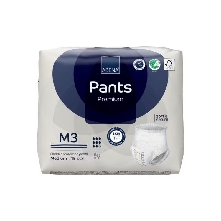 Abena 雅保 - M3 加強日用成人紙尿褲 (中) | (原箱6包 x 15片)