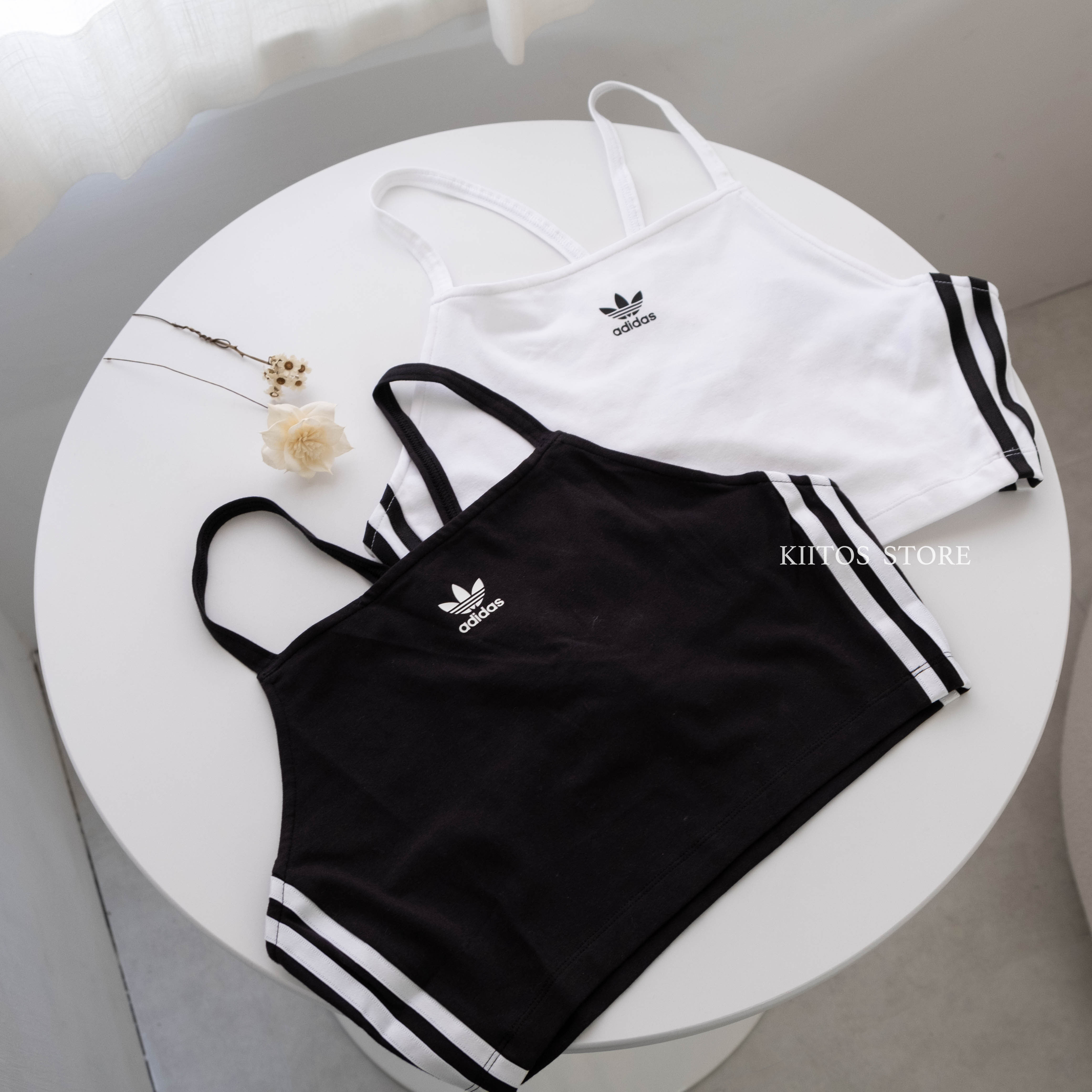 【現貨】 Adidas Originals 3 stripes Crop Top  短版 辣妹 背心