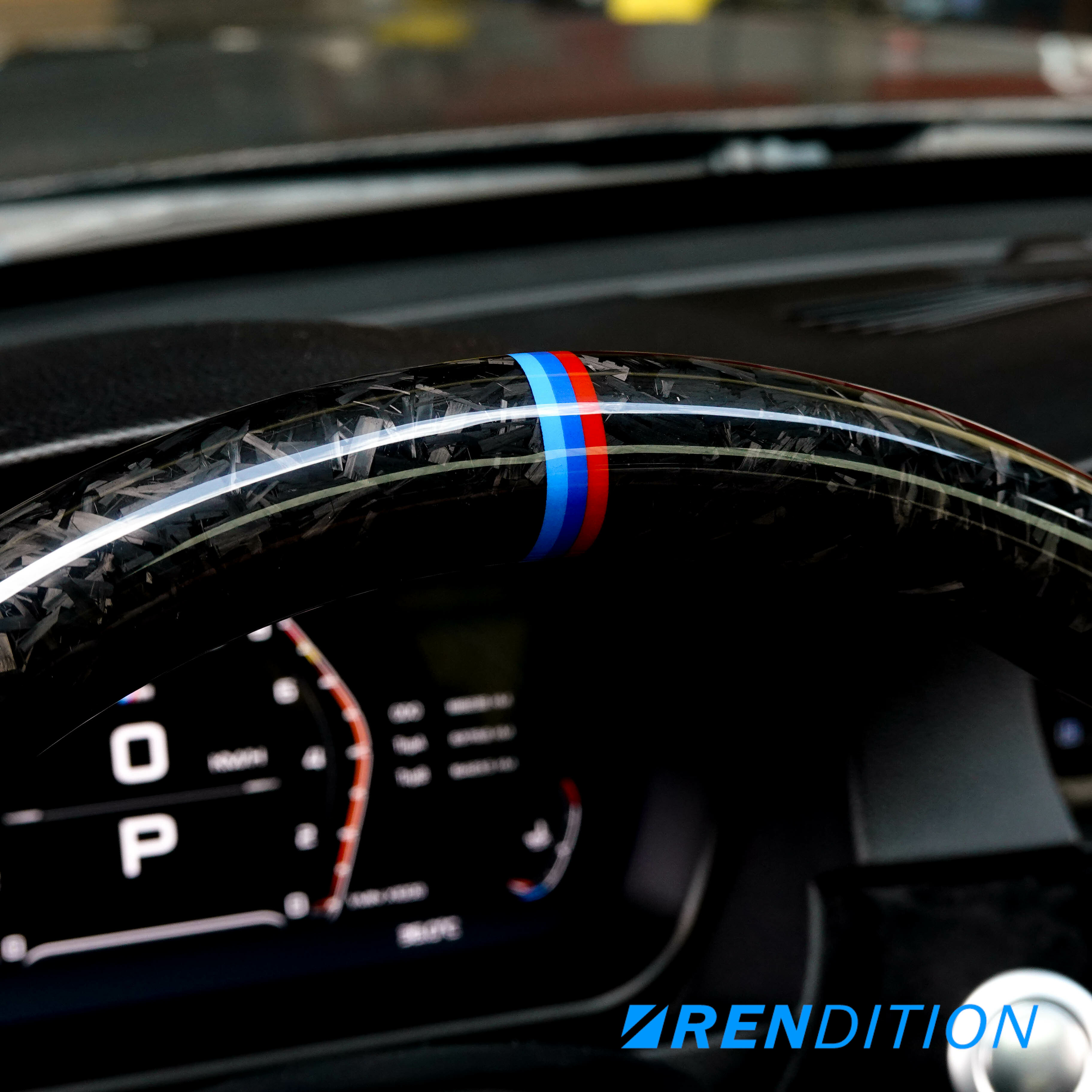BMW E9X CARBON FIBER STEERING WHEEL (E87 E83 M3)
