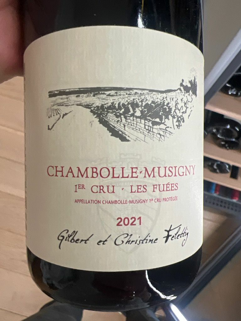Gilbert Et Christine Felettig Chambolle Musigny 1er Cru Les Fuees 2021